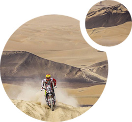 le dakar moto
