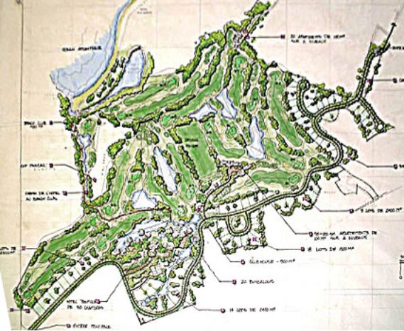 Plan du golf